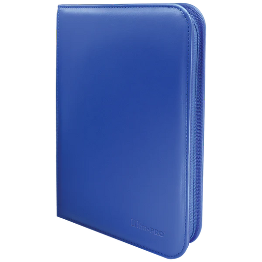 Ultra Pro Vivid 4 Pocket Zippered PRO-Binder (Blue)