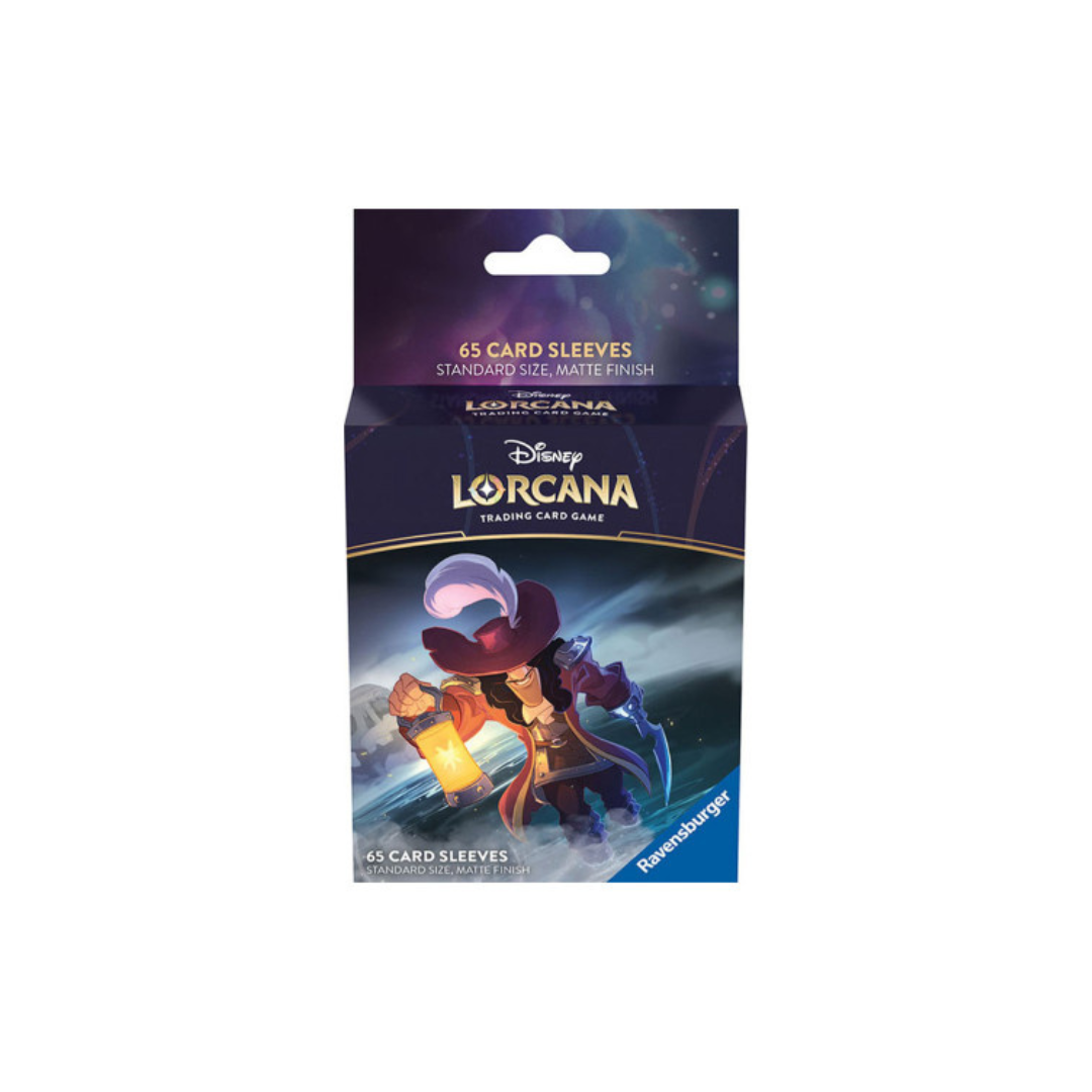 Disney Lorcana TCG: The First Chapter Card Sleeves 65ct (Captain Hook) PokNOLA Collectibles Disney Lorcana TCG: The First Chapter Card Sleeves 65ct (Captain Hook) PokNOLA Collectibles