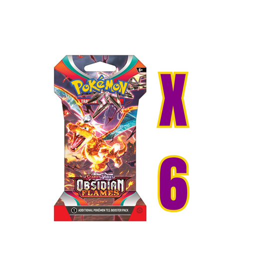 Pokemon TCG: Obsidian Flames x6 Booster Pack Deal
