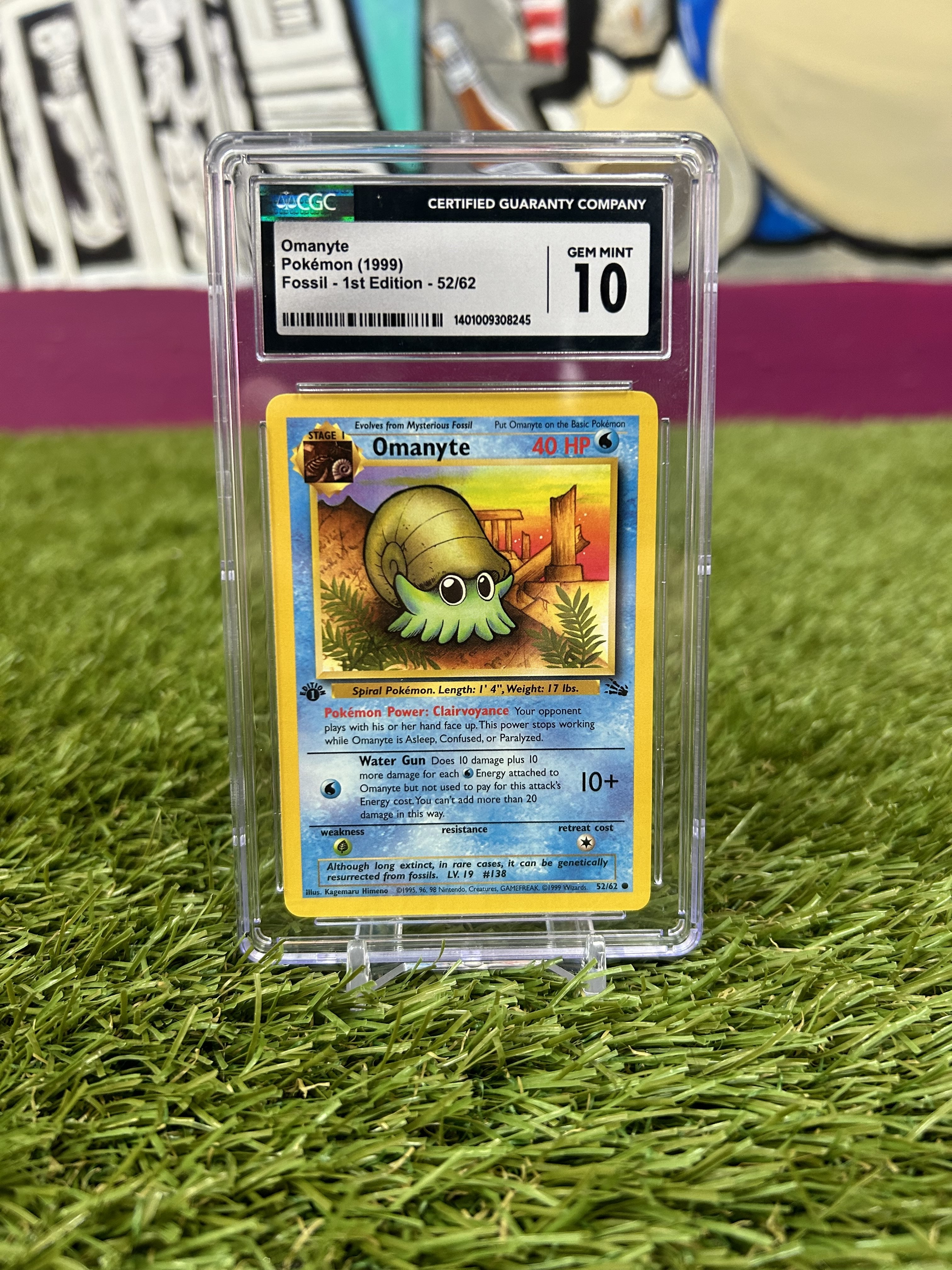 most valuable pokemon fossil cards Amazon.com: Pokemon - Antique Helix Fossil 153/165 - Pokemon 151 - Reverse Foil