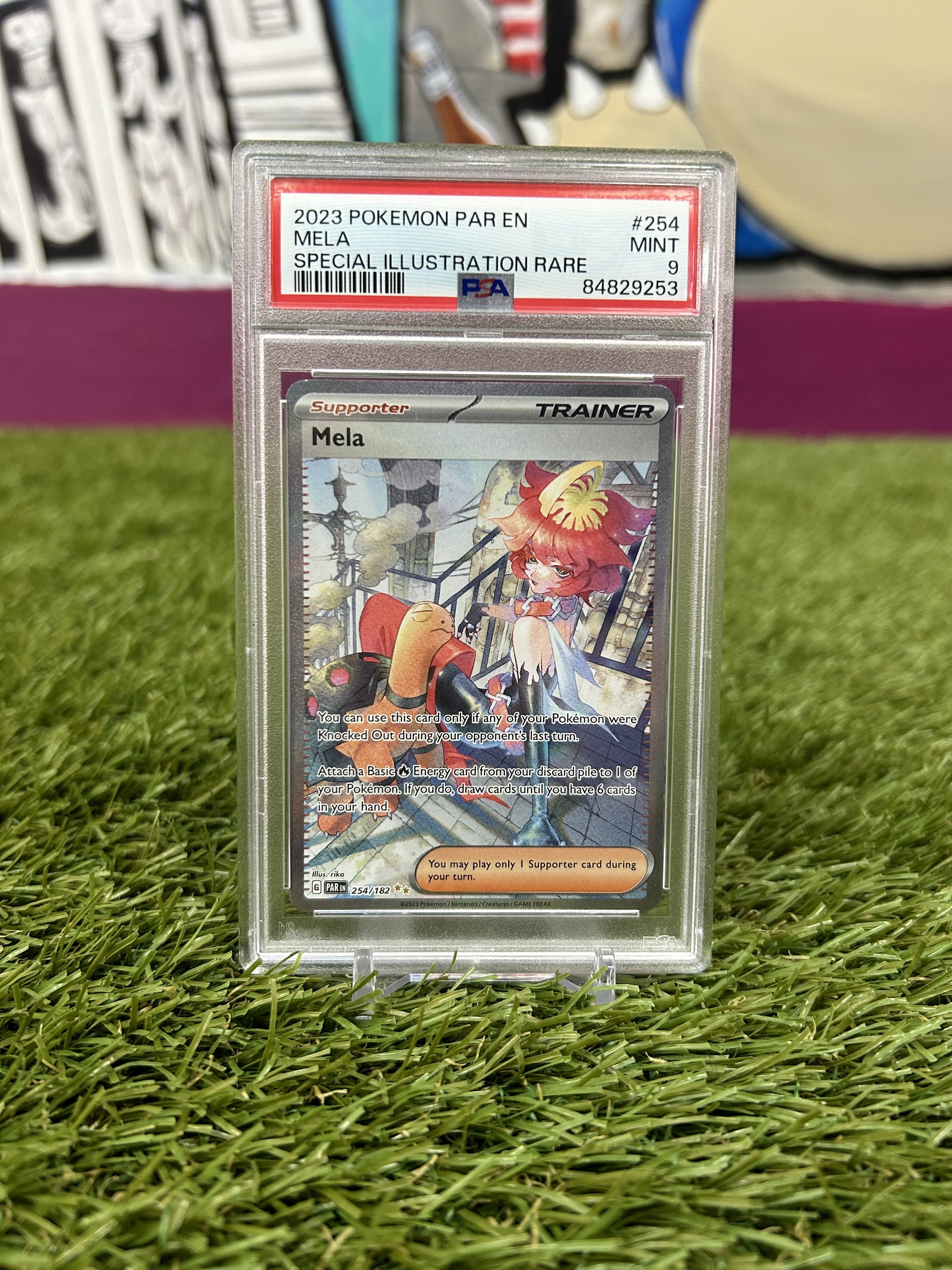 Mela #254 Pokemon Paradox Rift PSA 9 PokNOLA Collectibles Mela #254 Pokemon Paradox Rift PSA 9 PokNOLA Collectibles