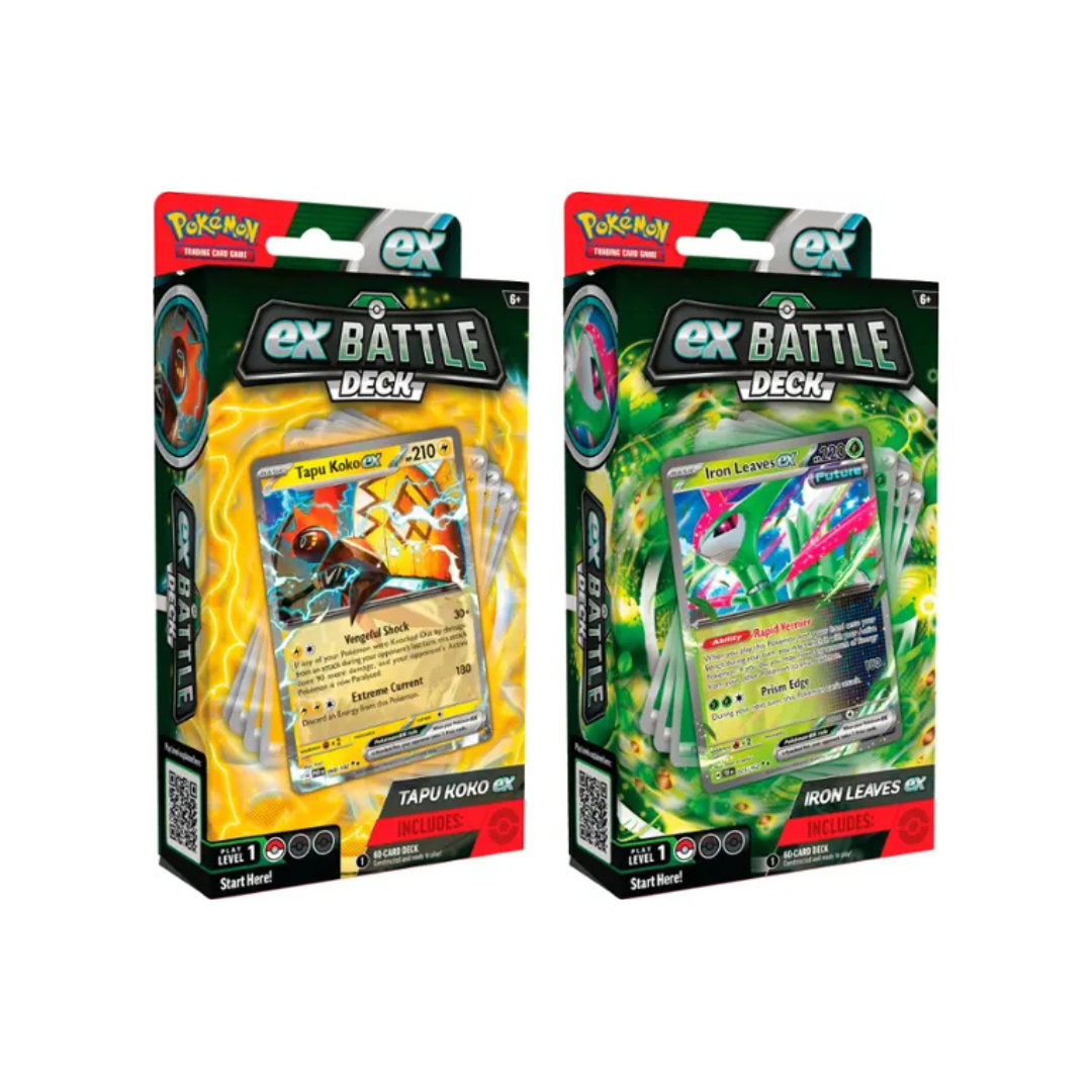Pokemon TCG: ex Battle Deck (Iron Leaves ex or Tapu Koko ex) PokNOLA Collectibles Pokemon TCG: ex Battle Deck (Iron Leaves ex or Tapu Koko ex) PokNOLA Collectibles