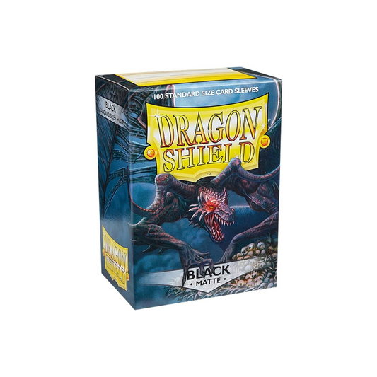 Dragon Shield: Matte Black Standard Size Sleeves (100 ct)