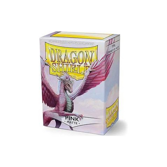Dragon Shield: Matte Pink Standard Size Sleeves (100 ct)