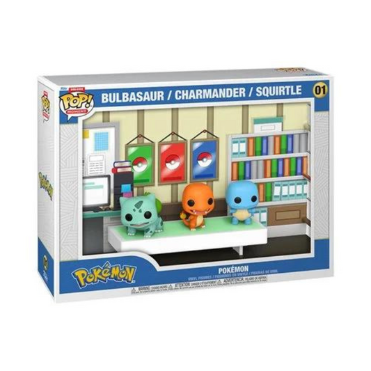 Pokemon Starters Deluxe Funko Pop! Moment with Case