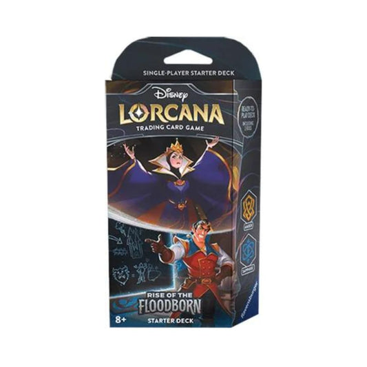 Disney Lorcana TCG: Rise of the Floodborn Starter Deck (Amber, Sapphire)
