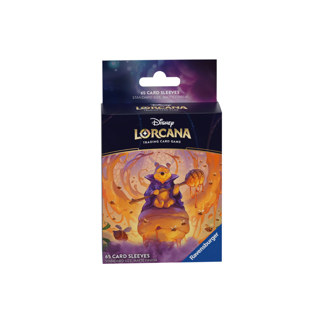 Disney Lorcana Card Sleeves - Pooh - Hunny Wizard (65-Pack) PokNOLA Collectibles Disney Lorcana Card Sleeves - Pooh - Hunny Wizard (65-Pack) PokNOLA Collectibles
