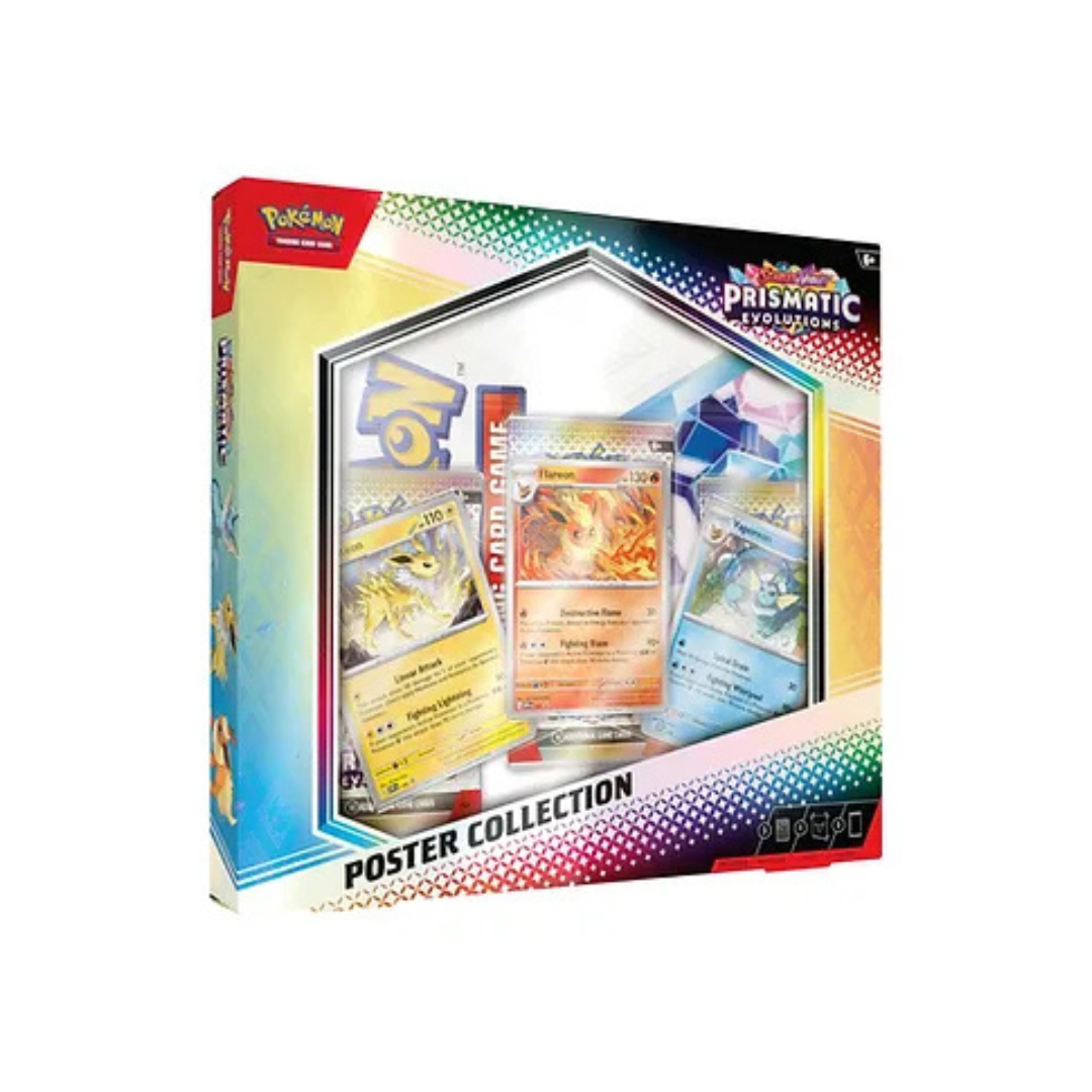Pokmon TCG: Scarlet & Violet Prismatic Evolutions Poster Collection PokNOLA Collectibles Pokmon TCG: Scarlet & Violet Prismatic Evolutions Poster Collection PokNOLA Collectibles