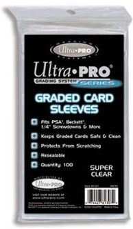 Ultra Pro Graded Card Sleeves 100 Count PokNOLA Collectibles Ultra Pro Graded Card Sleeves 100 Count PokNOLA Collectibles