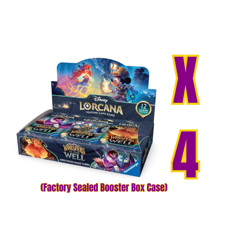 Disney Lorcana TCG: Whispers in the Well Booster Box Case PokNOLA Collectibles Disney Lorcana TCG: Whispers in the Well Booster Box Case PokNOLA Collectibles