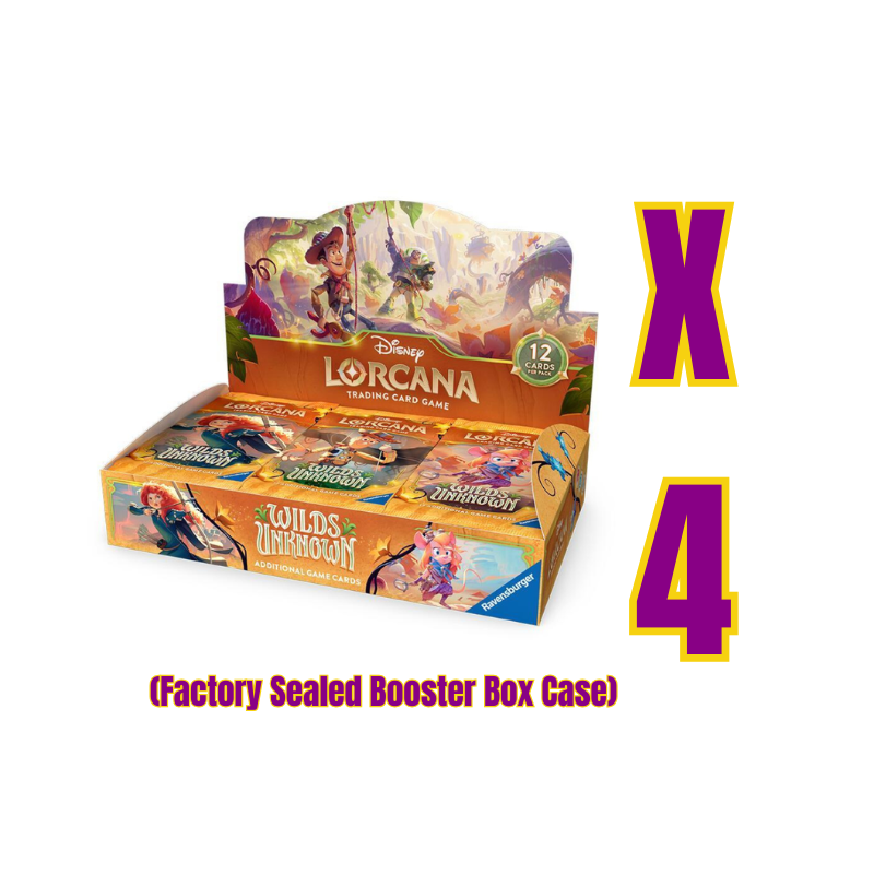 Lorcana Wilds Unknown BOX シュリンク付き Disney Lorcana TCG: Wilds Unknown Booster Box Case – PokéNOLA