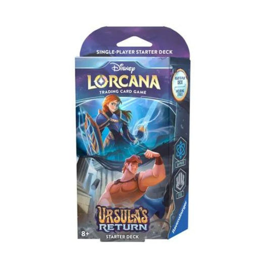 Disney Lorcana TCG: Ursula's Return Starter Deck (Sapphire/Steel)