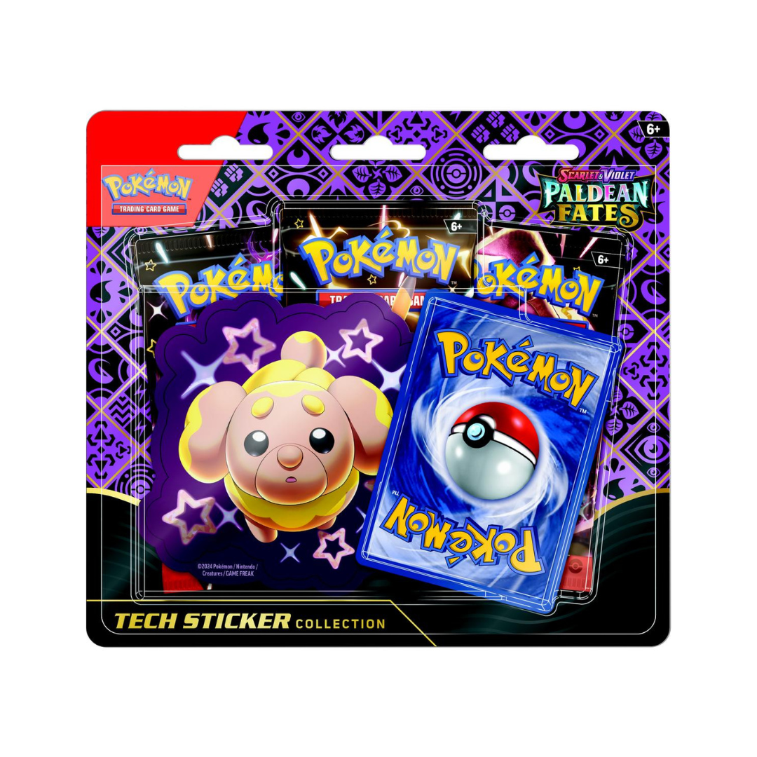 Pokemon TCG: Scarlet & Violet Paldean Fates Tech Sticker Collection (Styles Vary)