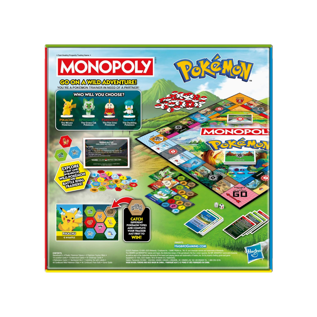 Monopoly Pokemon Edition Board Game