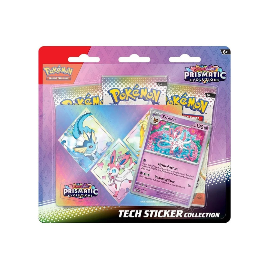 Pokémon TCG: Scarlet & Violet Prismatic Evolutions Tech Sticker Collection (PREORDER)