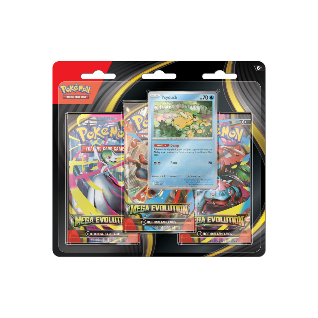 Pokemon TCG: Mega Evolution 3 Pack Blister w/ Promo