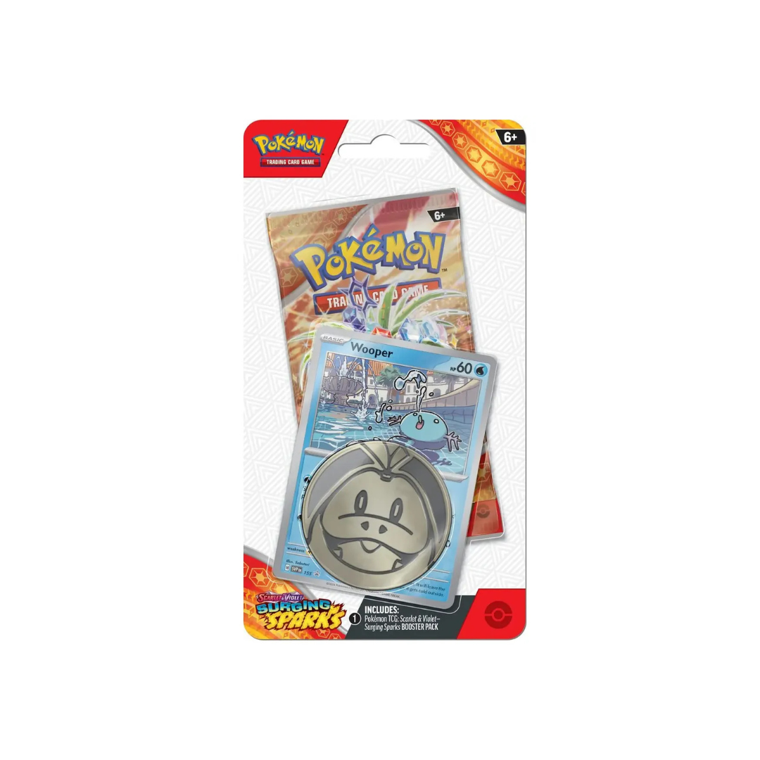 Pokemon TCG: Surging Sparks Single Pack Blister w/ Promo & Coin