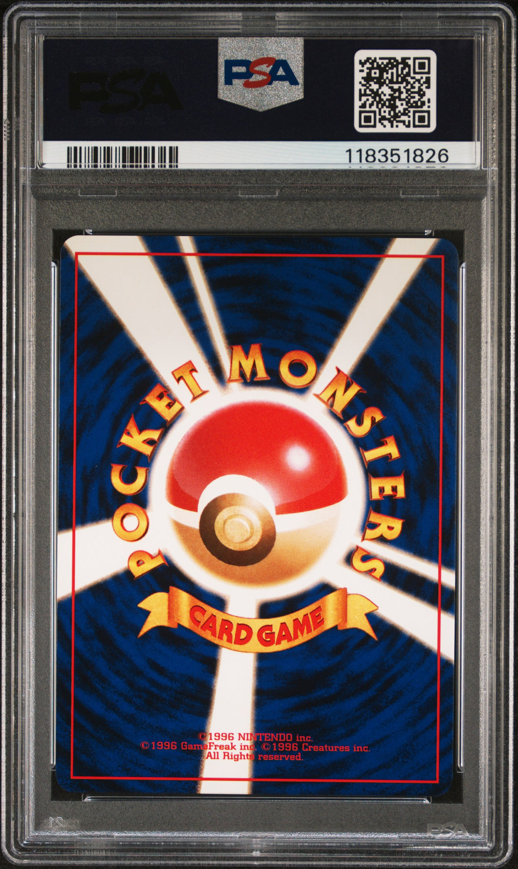 1999 Pokemon Japanese Gym 2 Giovanni's Nidoking #34 Japanese Holo PSA 9