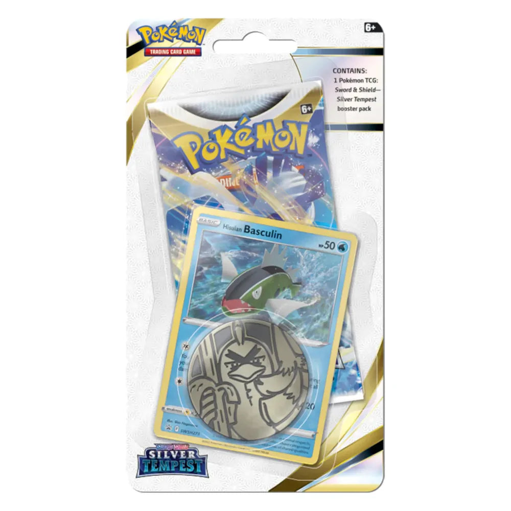 Pokemon TCG: Sword & Shield Silver Tempest Booster Pack Blister w/ Promo & Coin